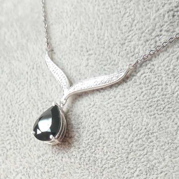 Jewelry - Thai Black Spinel 925 Necklace